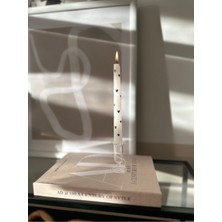 Şeffaf Mini Cam Mumluk, Şamdan ve Mumluk Için Şık ve Zarif Tasarım.