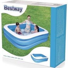 Bestway 12819 Jumbo Şişme Havuz 211*132*46 Cm, Eğlenceli ve Rahat Kullanım Için Ideal Seçim