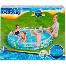 Bestway 183X33 cm Desenli Renkli Havuz, Eğlence Dolu Serinlik Için Ideal Seçim