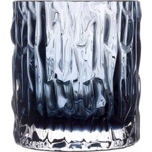 El Yapımı Çelik Mumluk, Mavi, 7 Cm, Şeffaf, Şık ve Zarif Tasarım