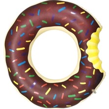 About The Perfect 75 cm Şişme Donut Simit, Kahverengi, Eğlenceli ve Şık Tasarım