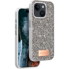 Onegif Iphone 14 Bright Simli Kapak - Gold Drstr
