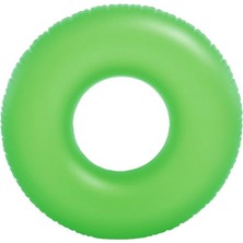 intex Renkli Fosforlu 91 cm Şişme Deniz Simidi, Neon Yeşil
