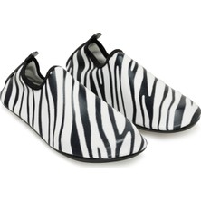 Siyah - Beyaz Kadın Deniz Ayakkabısı Brıght Zebra