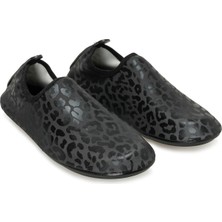 Siyah Kadın Deniz Ayakkabısı Black Leopard