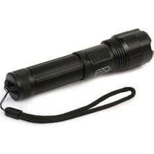 PS-1600 Süper Parlak LED Zoomlu 5 Mod Su Geçirmez Profesyonel Kamp Bekçi Avcı Feneri