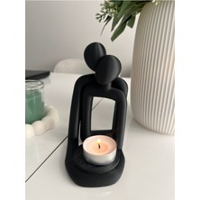 Şık Seramik Mumluk, Dekoratif ve Dayanıklı, Sevgililer Günü Için Hediye