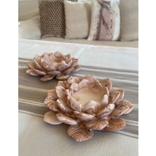 Şık Lotus Çiçeği Mumluk, Dekoratif ve Hediye Seçenekleriyle Evinizin Vazgeçilmezi