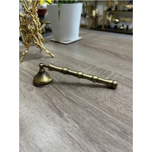 Minik Bronz Çubuklu Mum Söndürücü, Şık ve Kullanışlı Tasarım