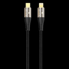 Force CB421L Hasır Örgü ve Ekstra Güçlendirilmiş Başlıklı Type-C To Lıghtnıng Hızlı Şarj ve Data Kablo