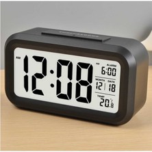 Fotoselli LED Dijital Masa Saati, Otomatik Aydınlatma, Modern Tasarım