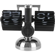 Siyah Retro Flip Masaüstü Dijital Kuvars Saat, Otomatik Çevirme, Şık Tasarım