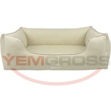 Pet Comfort Alpha Zeugma Açık Sarı Köpek Yatağı L 105x85cm