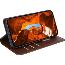 Digital Computer Home Realme Gt 6 5g Kılıf Güçlü Manyetik Pu Deri Telefon Kılıfı Dana Dokusu-Kahverengi (Yurt Dışından)