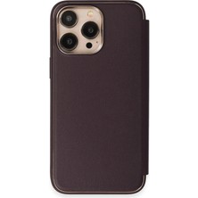 Newface Iphone 14 Pro Max Kılıf Dolpin Kapaklı - Derin Mor Drstr