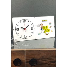 Şık Ahşap Masa Saati, Zarif ve Kullanışlı Dekoratif Saat