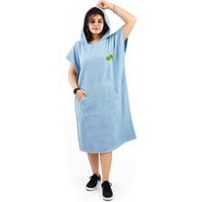 Pabtex Unisex Welsoft Panço Havlu – Yumuşak, Cepli ve Kapüşonlu Tasarım