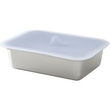 IKEA Çelik Saklama Kabı Meridyendukkan Tek Parça Paslanmaz Çelik 1,0 Lt