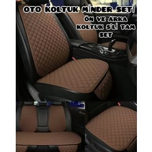 Renault Clıo 3 Tay Tüyü Oto Koltuk Minder Seti - Koltuk Koruma Kılıfı (Ön-Arka Tam Set 5'li)