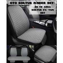 Renault Modus Tay Tüyü Oto Koltuk Minder Seti - Koltuk Koruma Kılıfı (Ön-Arka Tam Set 5'li)