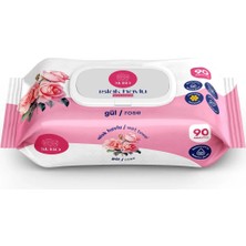 SUBO ISLAK HAVLU 90 'LI  GÜL 9X90