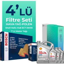 Bosch Ford Ranger 2.5 Dizel Filtre Bakım Seti Shell Motor Yağlı (2006-2012) 4 Lü