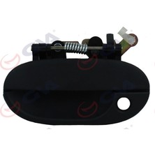 Diş Kapi Kolu Ön Sol Siyah Desenli Accent 98-00 Drstr