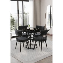 By Orhan Güzel Mutfak Masası Takımı,yuvarlak Masa Takımı,4 Kişilik Mutfak Masası Takımı 