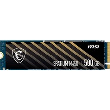 MSI Spatium M450 PCIe 4.0 NVMe M.2 500GB 3600/3000MB/s M.2 SSD