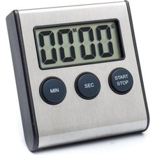 Paslanmaz Mutfak Saati Zamanlayıcı, Dijital Zamanlayıcı, Dayanıklı ve Kullanışlı