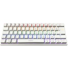 GameBooster GB-G11 GHOST Rainbow Beyaz Mekanik Gaming Klavye