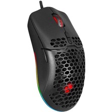 GameBooster M700 Air Force RGB 10000 DPI Hafif Siyah Gaming Mouse