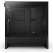 NZXT H5 Flow Edition Siyah Temperli Cam USB 3.2 USB-C ATX Mid Tower Kasa