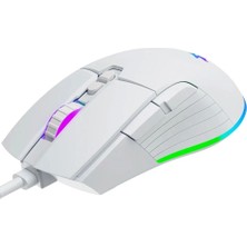 GameBooster M12 Vital 12800 DPI Beyaz RGB Gaming Mouse