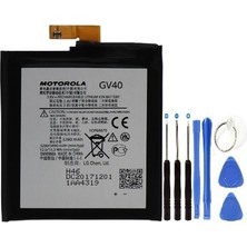 Motorola Moto Z Droid Force Pil Batarya + Tamir Seti XT1650 GV40