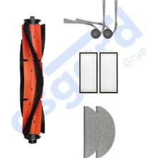 Asgard Grup ROBOROCK S8 PRO/S8 PRO+ Uyumlu  1 Ana Fırça 2 Yan Fırça 2 Filtre 2 Mop