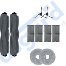 Dreame X40 MASTER-X40 ULTRA-L40 Ultra Uyumlu 2 Ana Fırça 2 Yan Fırça 4 Filtre 2 Mop
