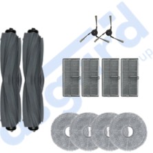Dreame X40 MASTER-X40 ULTRA-L40 Ultra Uyumlu 2 Ana Fırça 2 Yan Fırça 4 Filtre 4 Mop