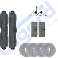 Dreame X40 MASTER-X40 ULTRA-L40 Ultra Uyumlu 2 Ana Fırça 2 Yan Fırça 2 Filtre 4 Mop