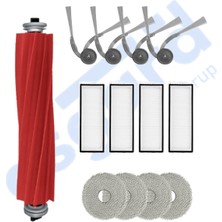 Roborock Q Revo L Uyumlu 1 Ana Fırça 4 Yan Fırça 4 Filtre 4 Mop