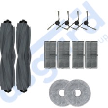 Dreame X40 MASTER-X40 ULTRA-L40 Ultra Uyumlu 2 Ana Fırça 4 Yan Fırça 4 Filtre 2 Mop