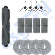 Dreame X40 MASTER-X40 ULTRA-L40 Ultra Uyumlu 1 Ana Fırça 4 Yan Fırça 4 Filtre 4 Mop