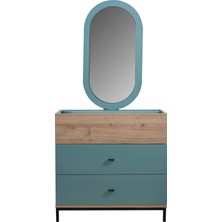 Alpino Valon Aynalı Şifonyer (Melisa) - 78 x 80 x 42