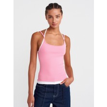 21094 Çift Görünümlü Bağcıklı Top-Pembe