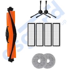 Dreame X20 MAX-X20 Pro Uyumlu 1 Ana Fırça 2 Yan Fırça 4 Filtre 2 Mop