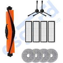 Dreame X20 MAX-X20 Pro Uyumlu 1 Ana Fırça 2 Yan Fırça 4 Filtre 4 Mop