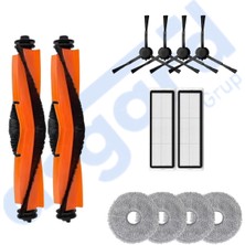 Dreame X20 MAX-X20 Pro Uyumlu 2 Ana Fırça 4 Yan Fırça 2 Filtre 4 Mop