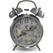 Nostaljik Işıklı Dekoratif Masa Saati, Ev ve Ofis Için Güzel Aksesuar