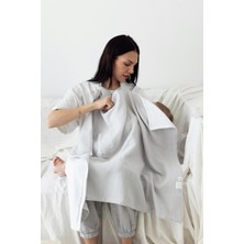 Irya İrya Colors Of Joy Organik Pamuk Müslin 4 Katlı Emzirme Örtüsü Gri