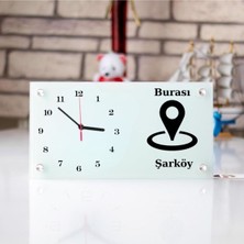 Renkli ve Şık Masa Üstü Cam Saat, Özel Tasarım ile Tarzınıza Zarif Dokunuş